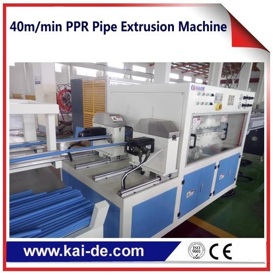 40m/min High speed PPR pipe production line double pipes two different color