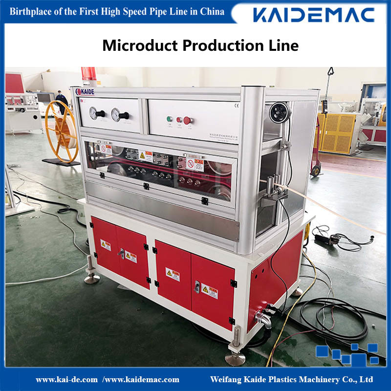 Telecom Microduct Production Line Speed 120m/min 7-16mm /Microduct Extrusion Line