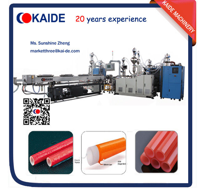 Pipe Production Machine for PERT/EVOH Oxygen Barrier Composite Pipe KAIDE factory