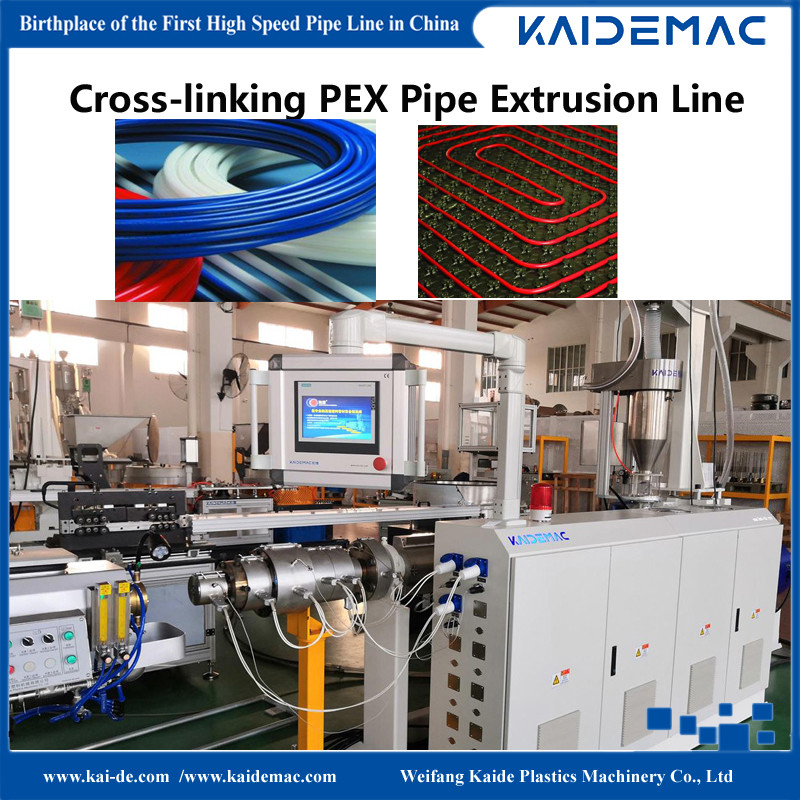 Silane Crosslinking Polyethylene Pipe / PEX Making Machine, PEX Pipe Extruder Machine, PEX Pipe Production Machine
