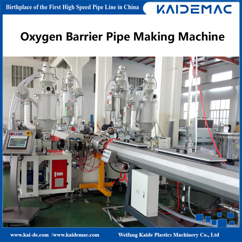Five Layer PERT EVOH Oxygen Barrier Pipe Production Machine / PEX Barrier Pipe Extruder Machine PEX EVOH Pipes
